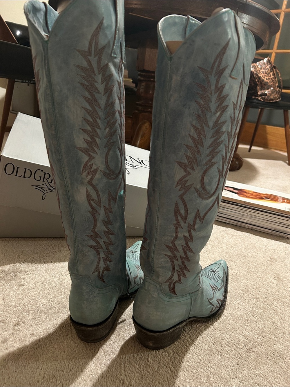 NEW Old Gringo Mayra Bis Relaxed Aqua (Blue) Size 7.5 * New in 📦 - Picture 9 of 9
